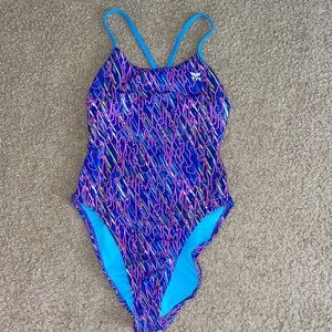 TYR one piece bathing suit